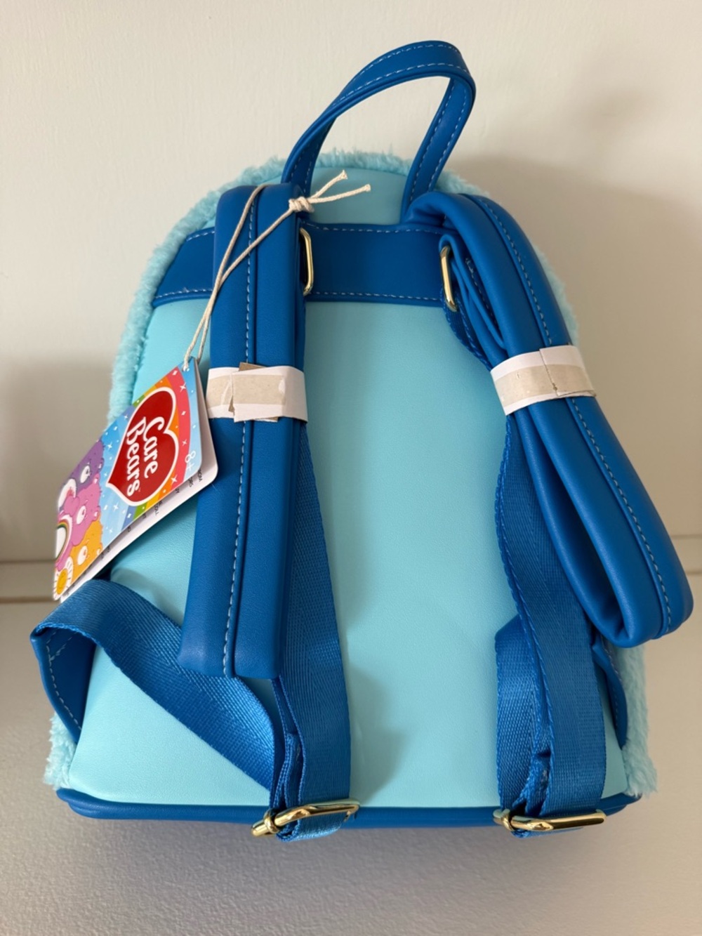 Loungefly Care Bears Sleepy blue Mini Backpack, NWT - Picture 3 of 8
